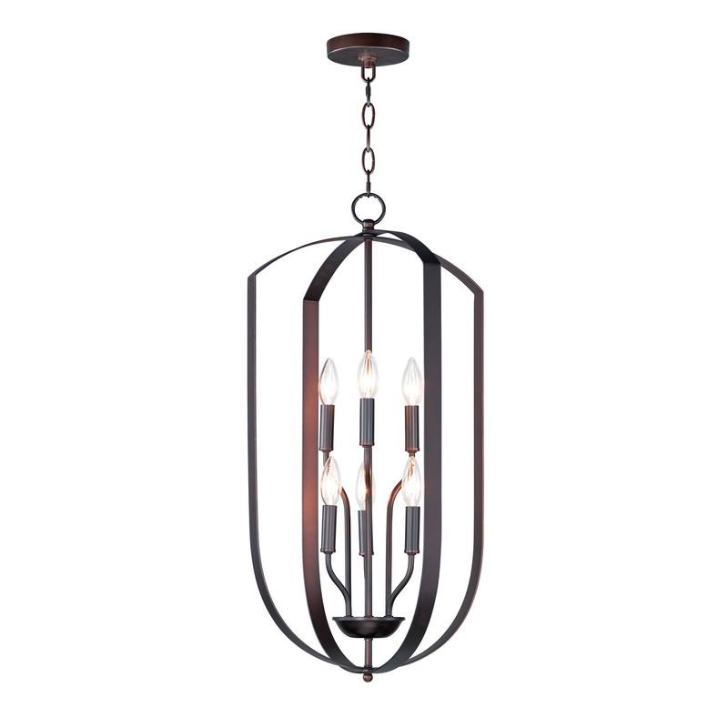 Maxim 10039OI Provident Six Light Chandelier, Oil Rubbed Bronze