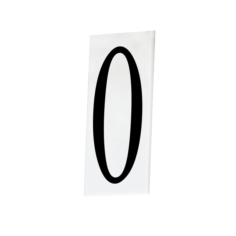 Maxim 53630WT Address House Number 0, White