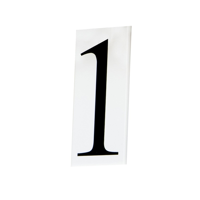Maxim 53631WT Address House Number 1, White