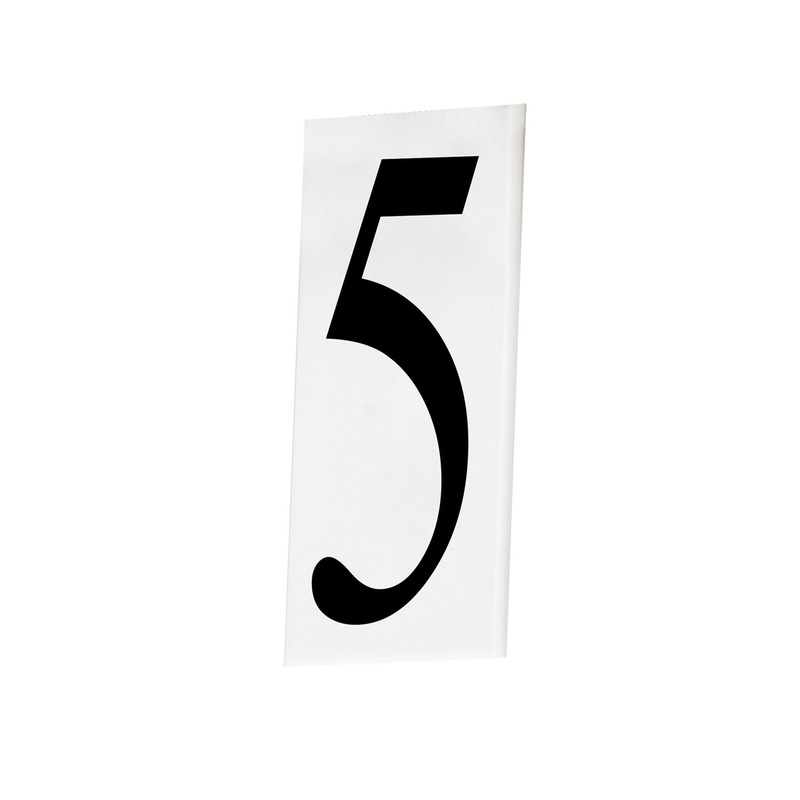 Maxim 53635WT Address House Number 5, White