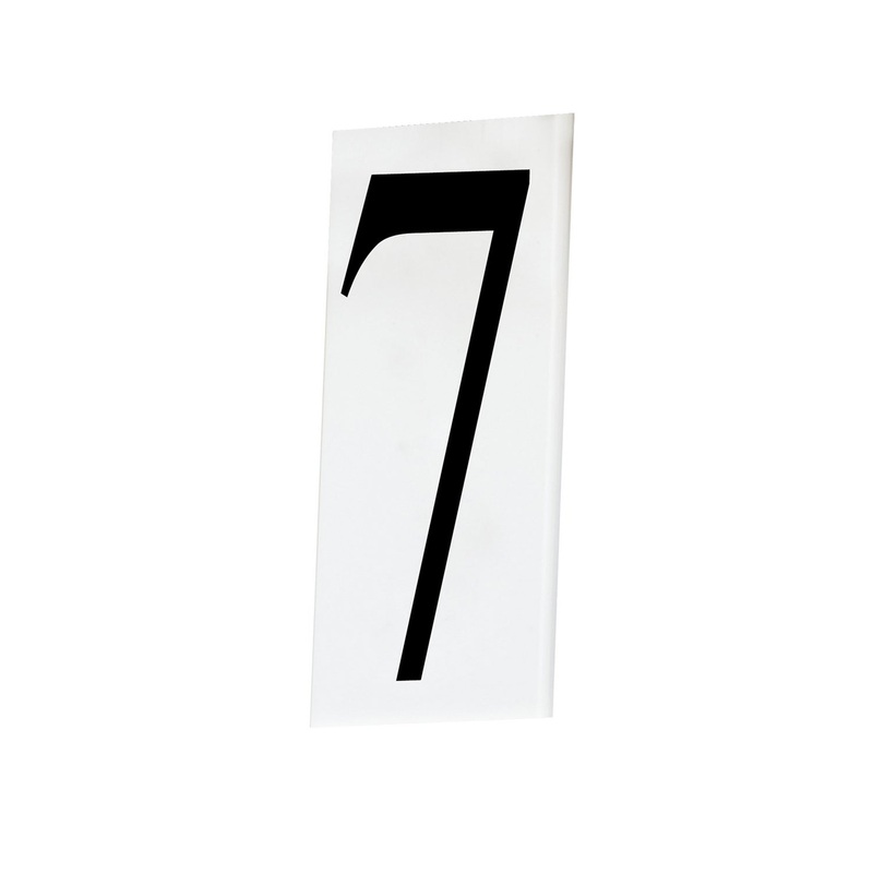 Maxim 53637WT Address House Number 7, White