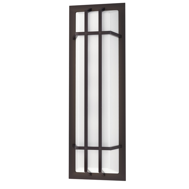 Maxim 55685WTBZ Trilogy LED Outdoor Wall Sconce, Bronze (Discontinued)