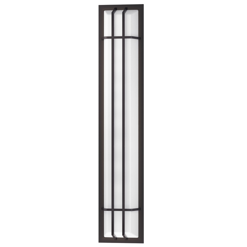 Maxim 55689WTBZ Trilogy LED Outdoor Wall Sconce, Bronze
