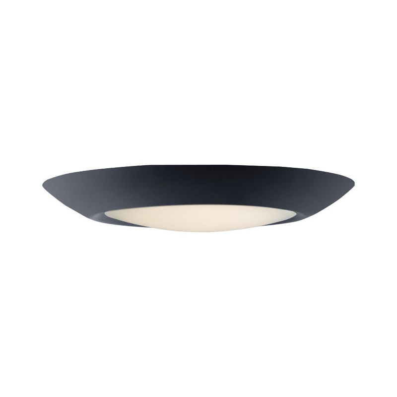 Maxim 57613WTBK Diverse LED Flush Mount, Black