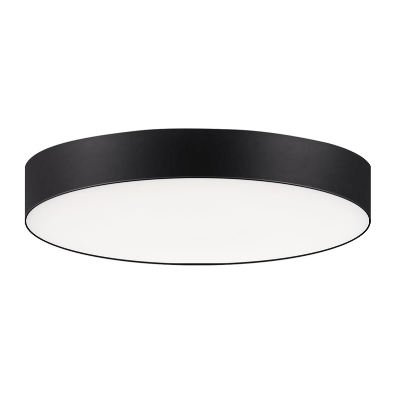 Maxim 57660WTBK Trim LED Flush Mount, Black