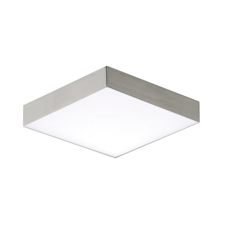 Maxim 57665WTSN Trim LED Flush Mount, Satin Nickel