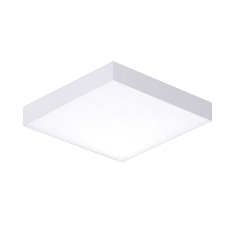 Maxim 57665WTWT Trim LED Flush Mount, White