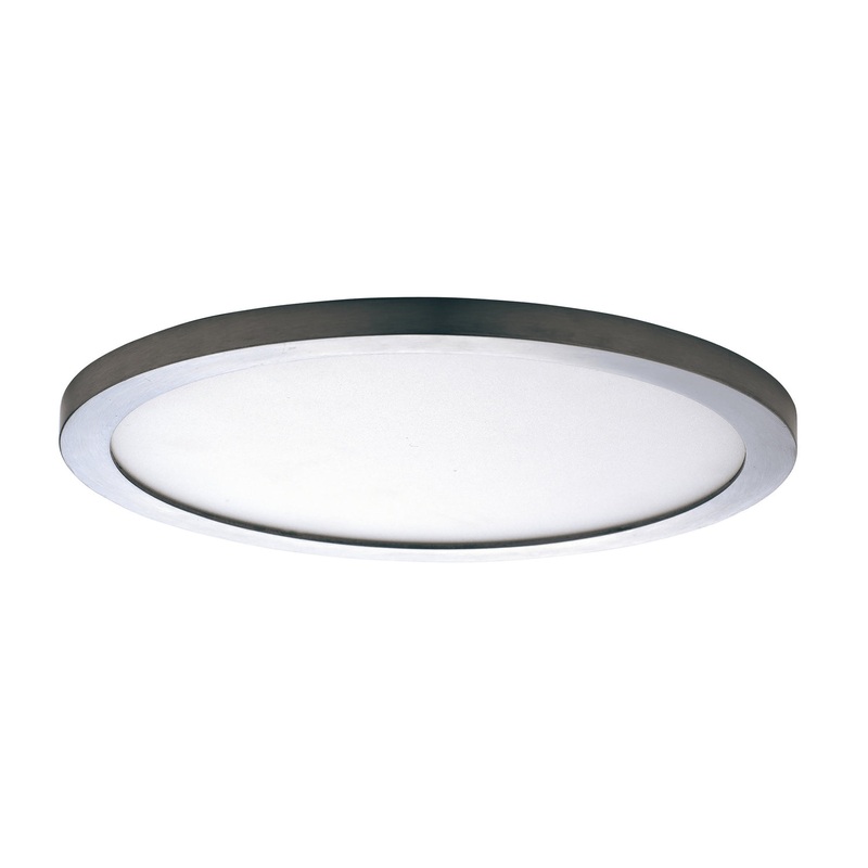 Maxim 57692WTSN Chip LED Flush Mount, Satin Nickel