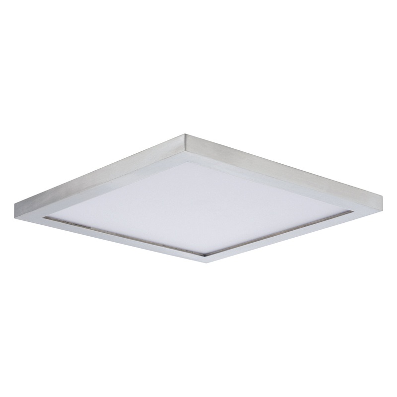 Maxim 57697WTSN Chip LED Flush Mount, Satin Nickel