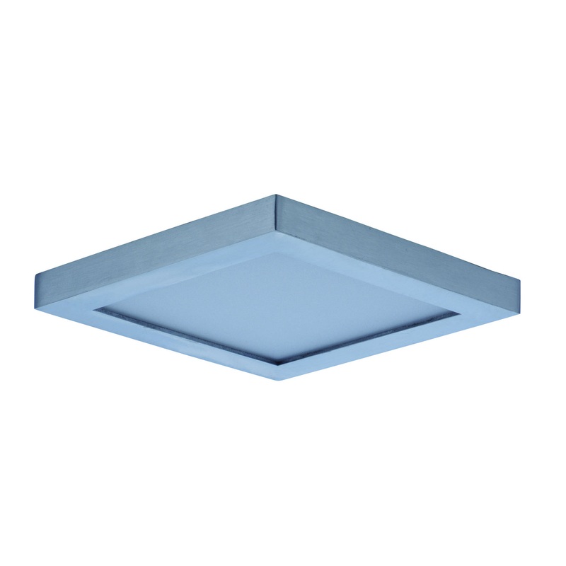 Maxim 57720WTSN Wafer LED Flush Mount, Satin Nickel