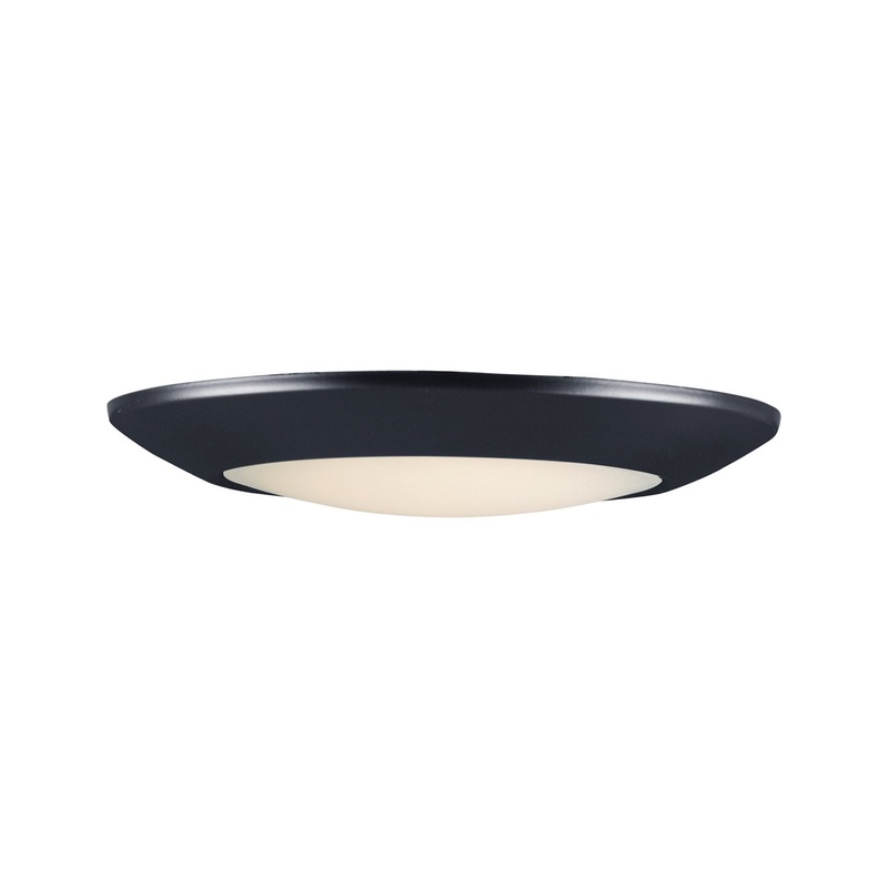 Maxim 57850WTBK Diverse LED Flush Mount, Black (Discontinued)