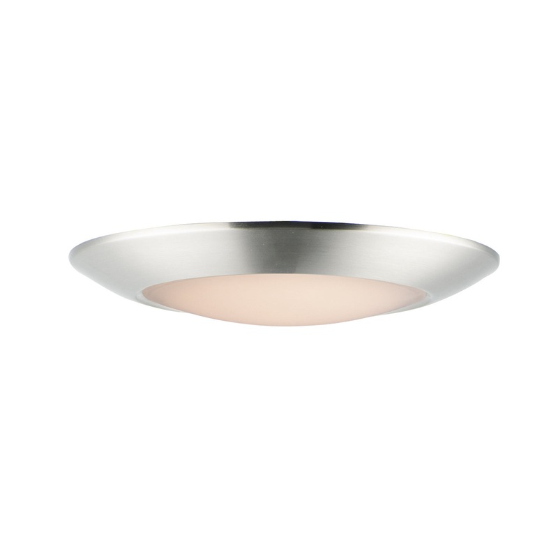 Maxim 57850WTSN Diverse LED Flush Mount, Satin Nickel