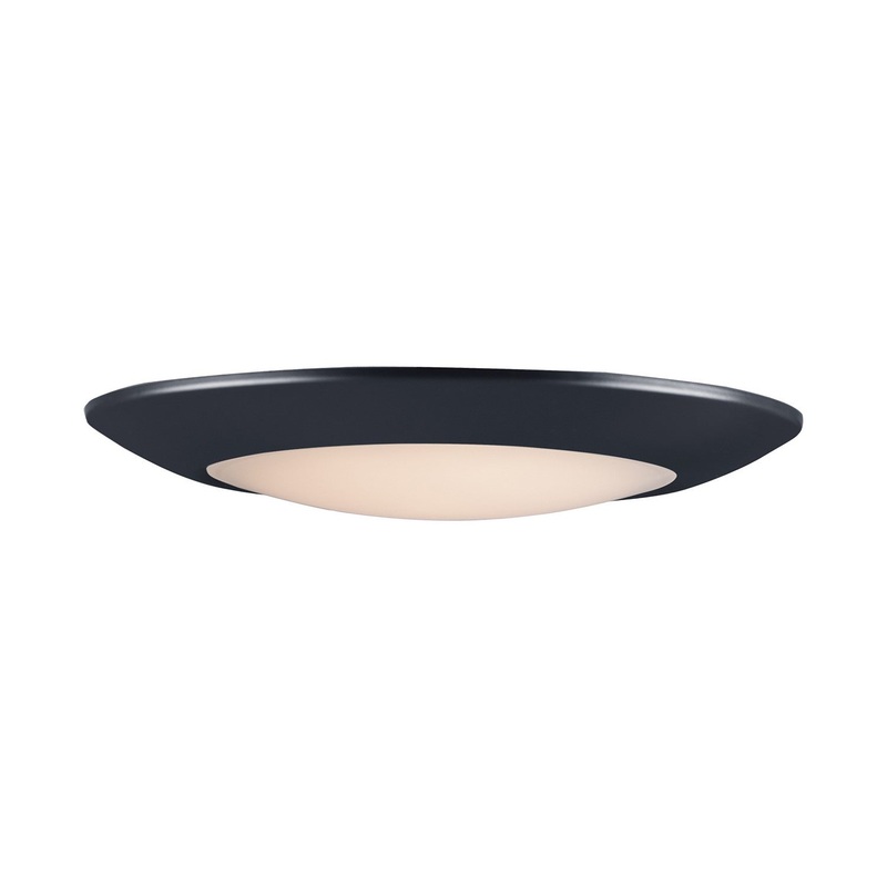 Maxim 57932WTBK Diverse LED Flush Mount, Black
