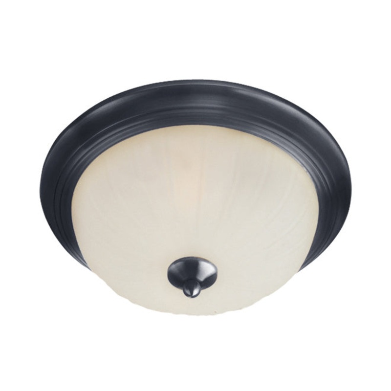 Maxim 5831FTBK Essentials - 583x Two Light Flush Mount, Black