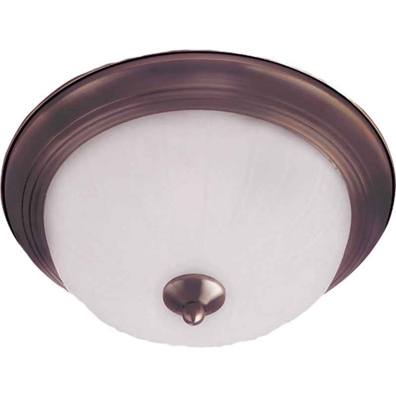 Maxim 5831FTOI Essentials - 583x Two Light Flush Mount, Oil Rubbed Bronze