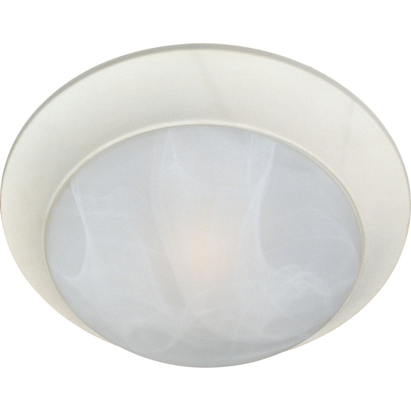 Maxim 5852MRTW Essentials - 585x Three Light Flush Mount, Textured White