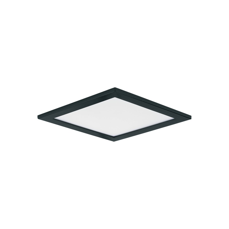 Maxim 58722WTBK Wafer LED Flush Mount, Black