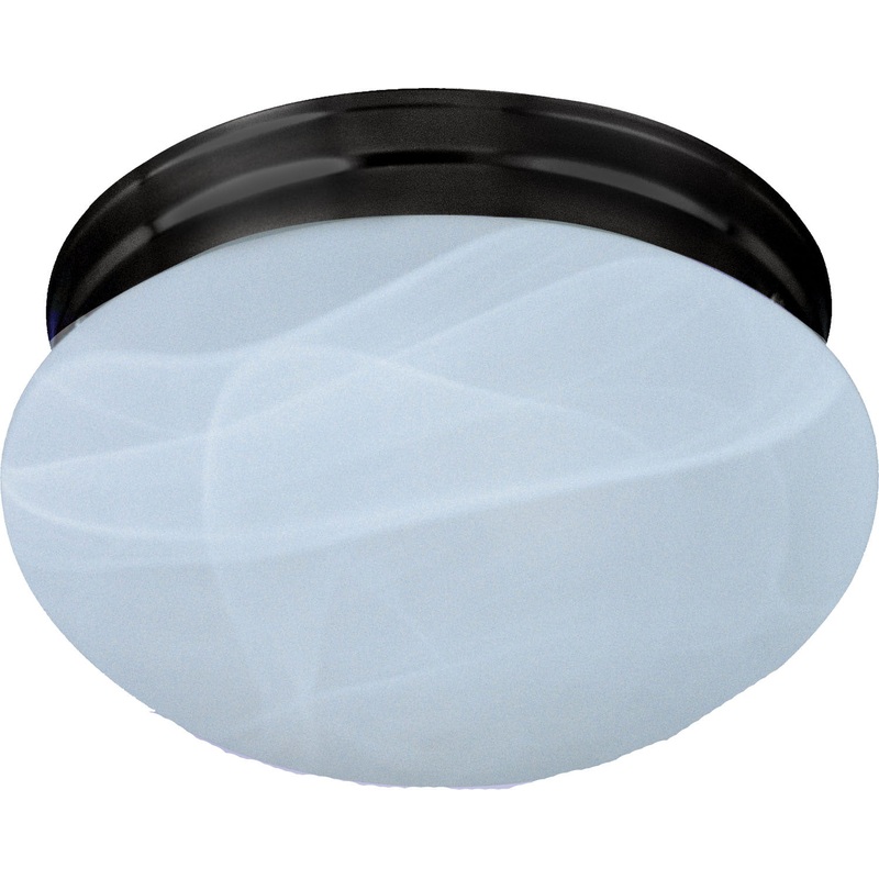 Maxim 5885MROI Essentials - 588x Two Light Flush Mount, Oil Rubbed Bronze