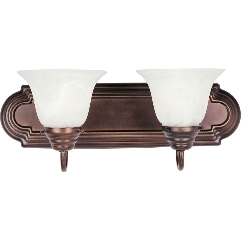Maxim 8012MROI Essentials - 801x Two Light Bath Vanity, Oil Rubbed Bronze