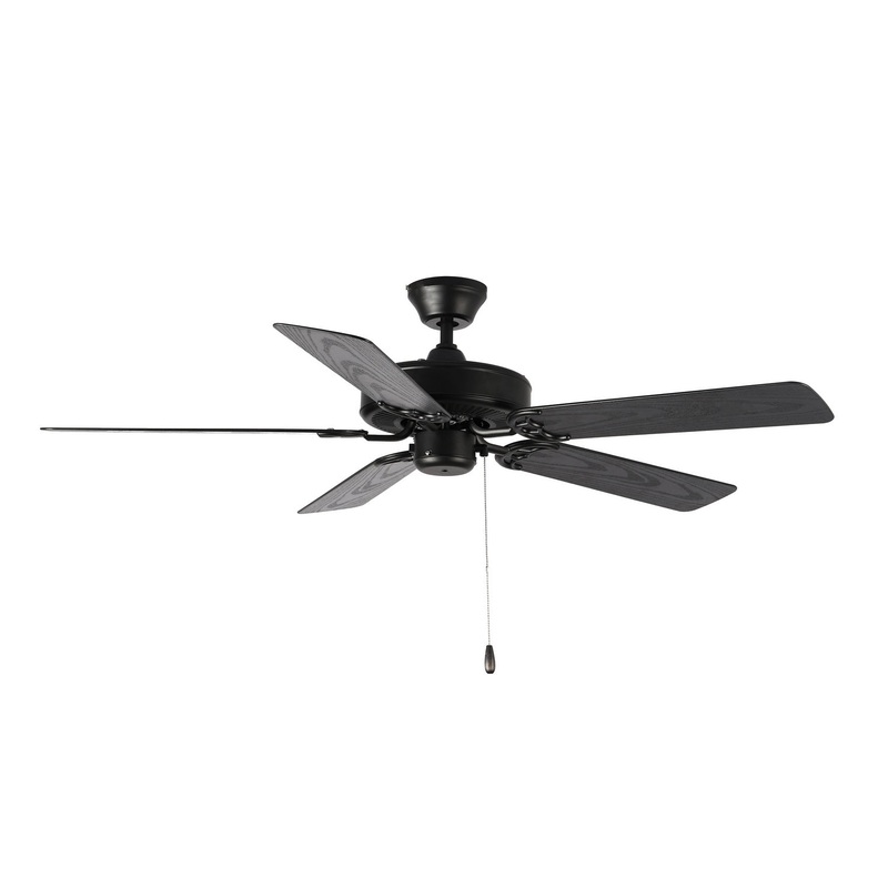 Maxim 89905BKWP Basic-Max 52"Ceiling Fan, Black