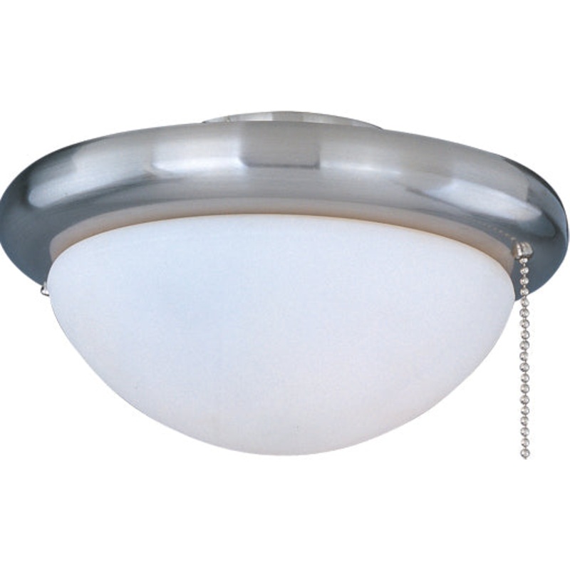 Maxim FKT206SN Fan Light Kits One Light Ceiling Fan Light Kit, Satin Nickel