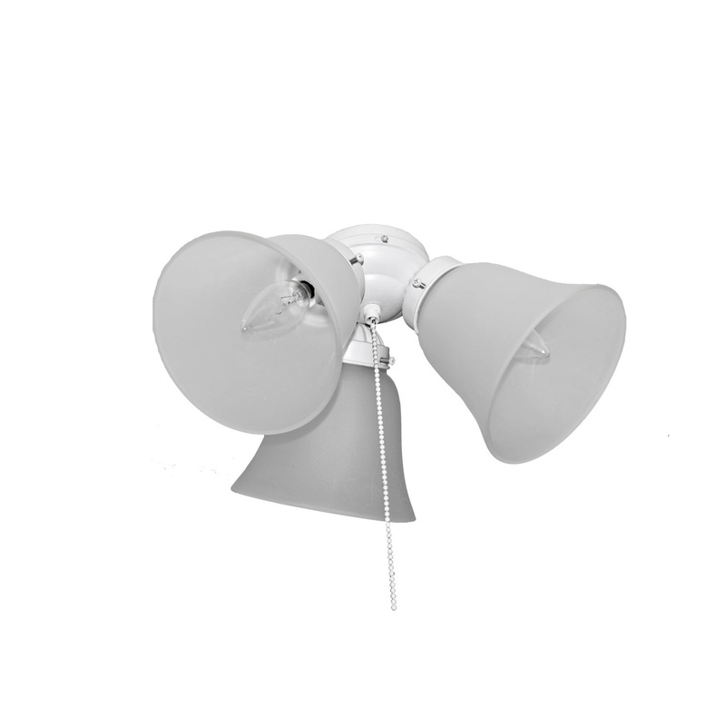 Maxim FKT207FTMW Fan Light Kits Three Light Ceiling Fan Light Kit, Matte White
