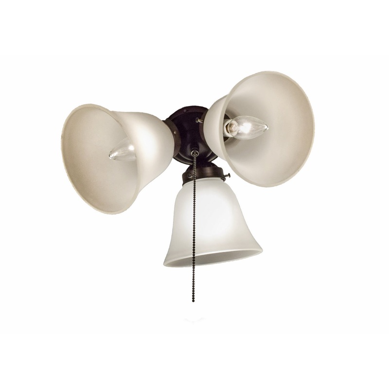 Maxim FKT207FTOI Fan Light Kits Three Light Ceiling Fan Light Kit, Oil Rubbed Bronze