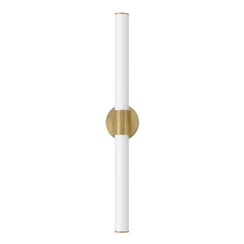 Maxim 52506WTNAB Tubo LED Bath Vanity, Natural Aged Brass