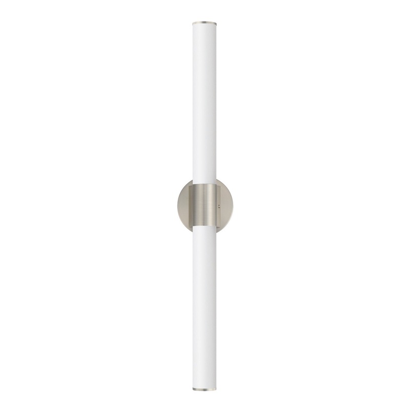 Maxim 52506WTSN Tubo LED Bath Vanity, Satin Nickel