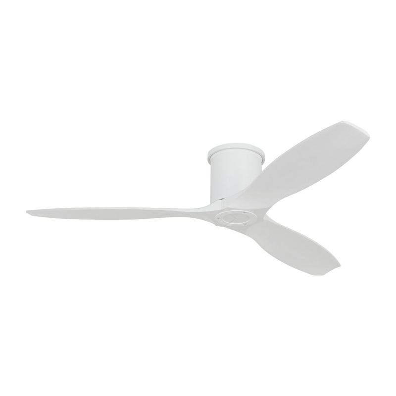Visual Comfort Fan 3CNHSM52RZW Collins 52 Smart Hugger Ceiling Fan, Matte White