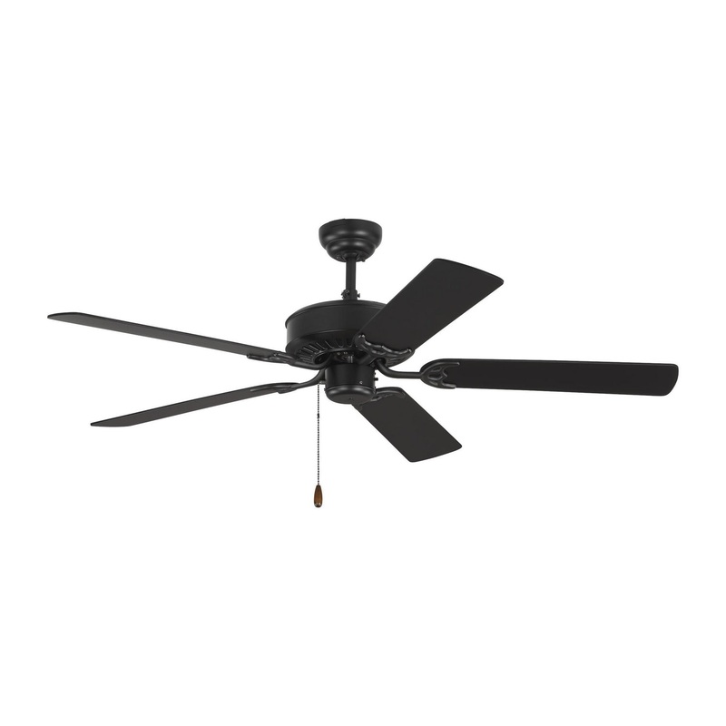 Visual Comfort Fan 5HV52BK Haven 52 Ceiling Fan, Matte Black (Discontinued)