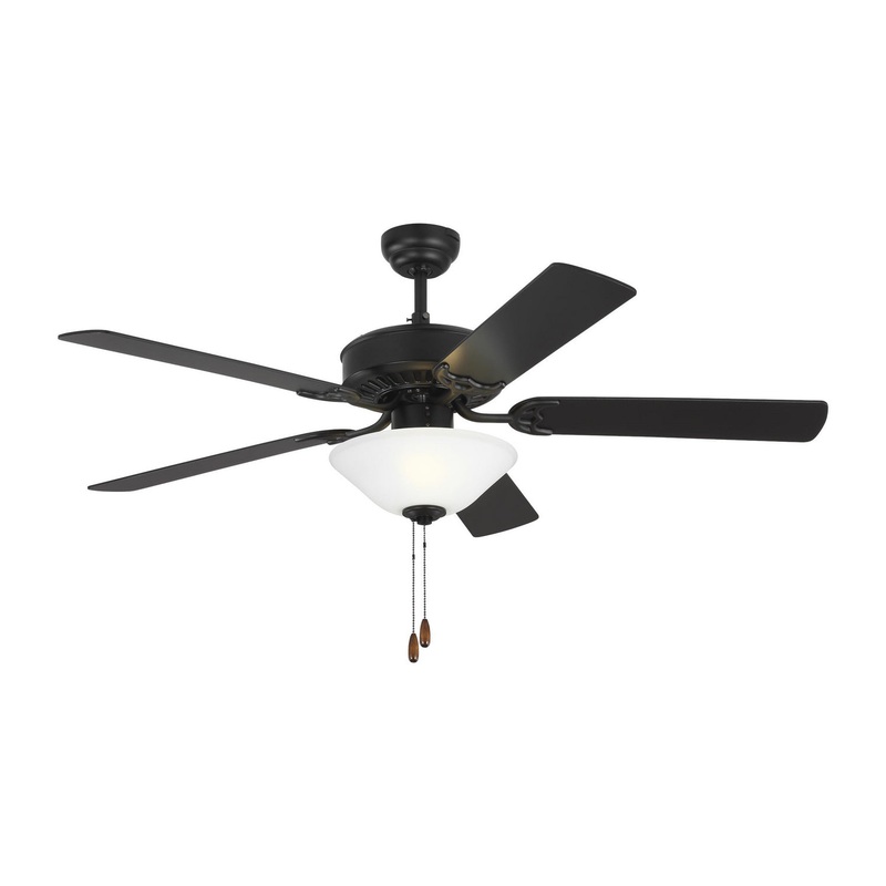 Visual Comfort Fan 5HV52BKD Haven 52 LED 2 Ceiling Fan, Matte Black (Discontinued)