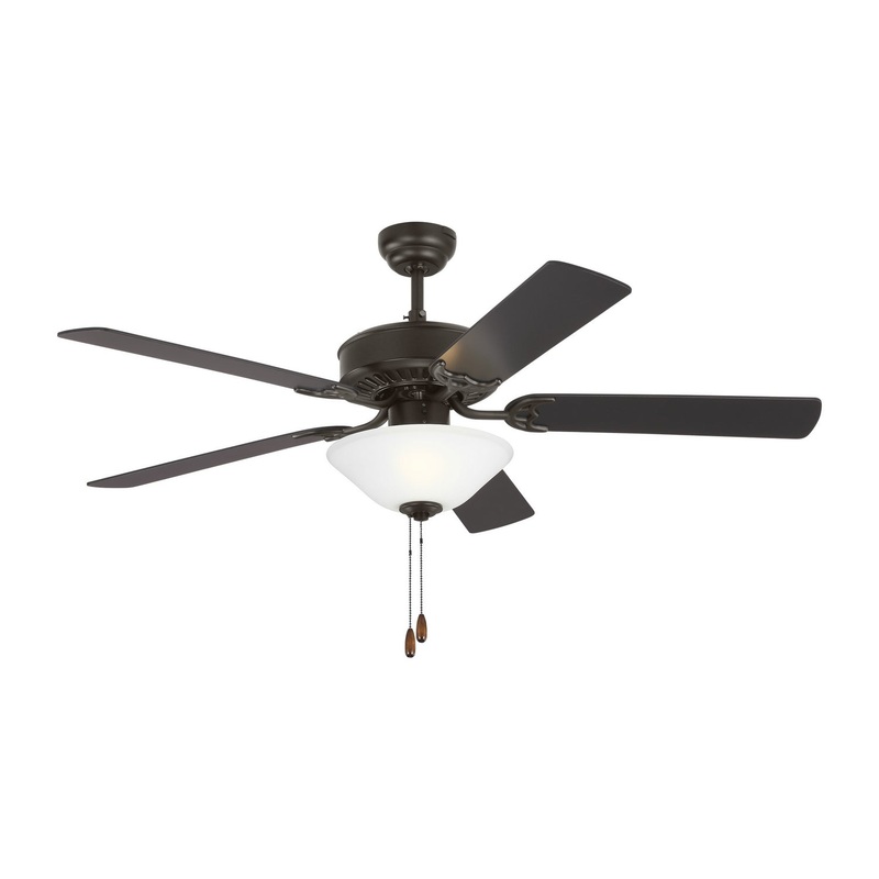 Visual Comfort Fan 5HV52BZD Haven 52 LED 2 Ceiling Fan, Bronze (Discontinued)