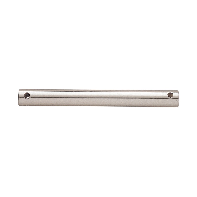 Visual Comfort Fan DR36BS Universal Downrod, Brushed Steel