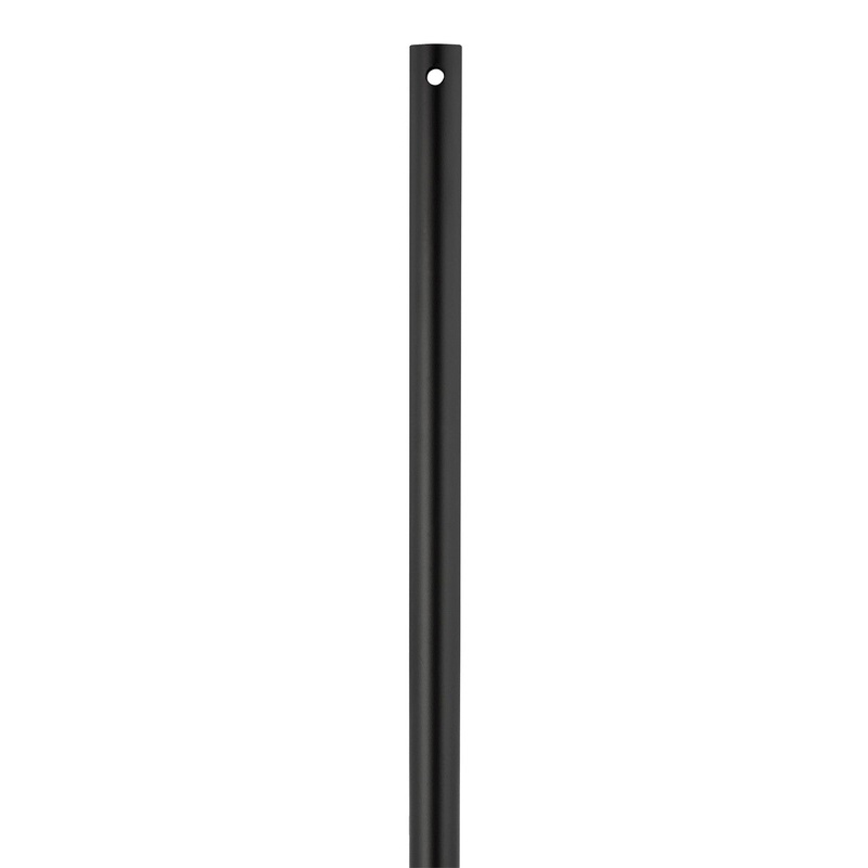 Visual Comfort Fan DR60BK Universal Downrod, Matte Black