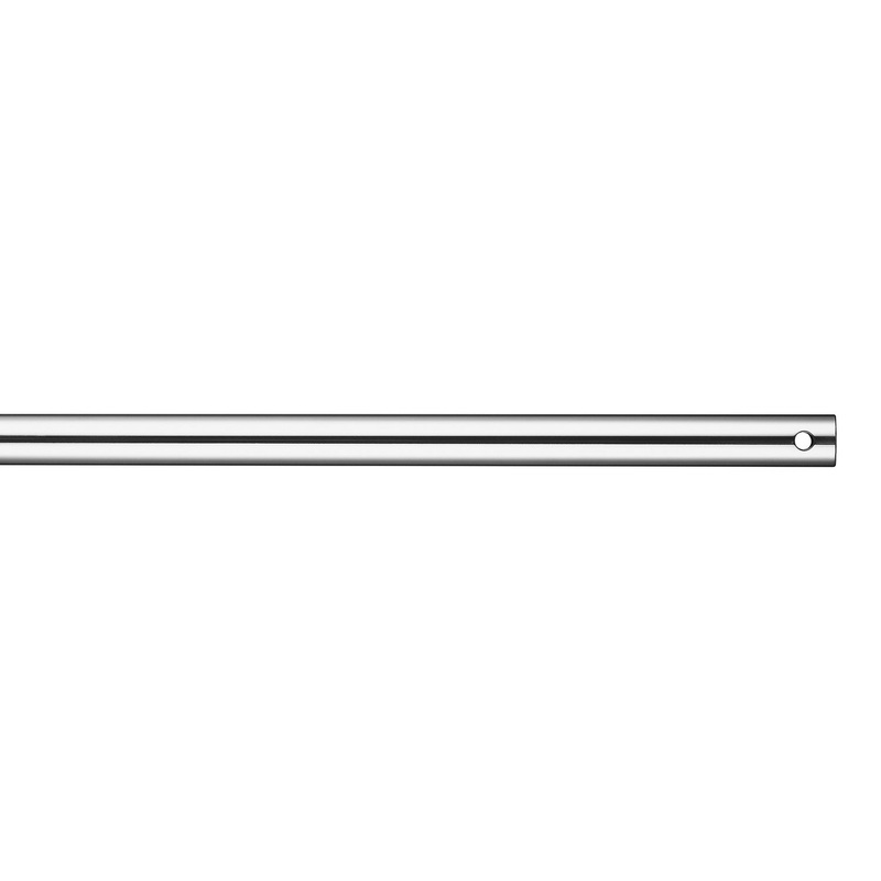 Visual Comfort Fan DR60CH Universal Downrod, Chrome