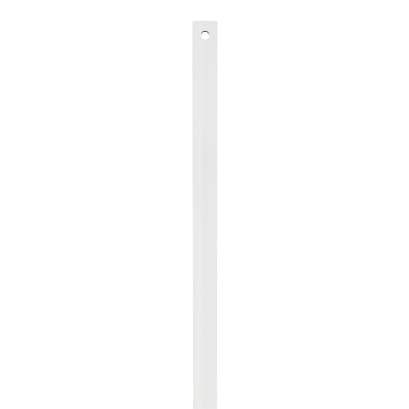 Visual Comfort Fan DR60RZW Universal Downrod, Matte White