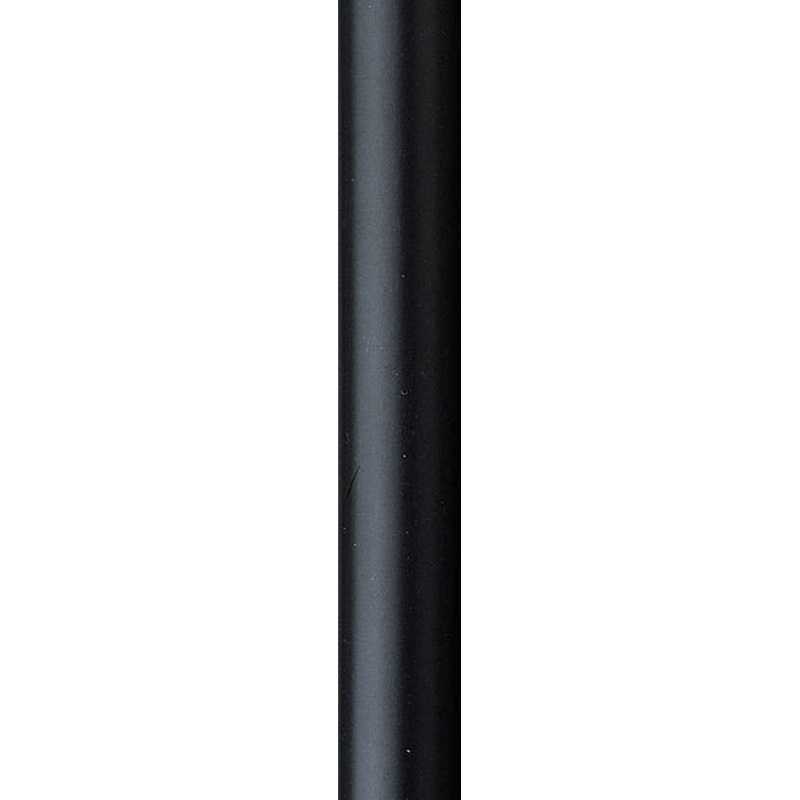 Visual Comfort Fan DR72BK Universal Downrod, Matte Black