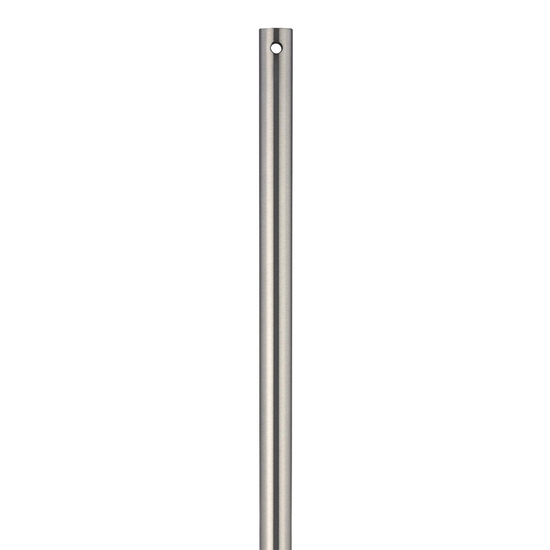 Visual Comfort Fan DR72BS Universal Downrod, Brushed Steel