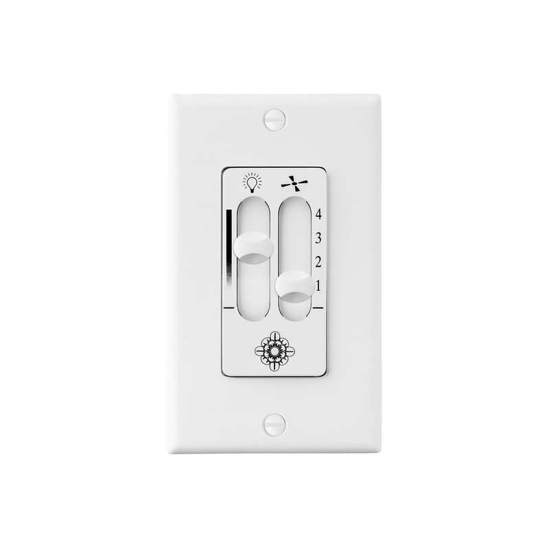 Visual Comfort Fan ESSWC-6-WH Universal Wall Control, White