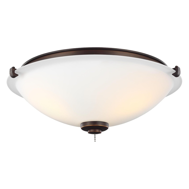 Visual Comfort Fan MC247RB Universal LED Light Kit, Roman Bronze