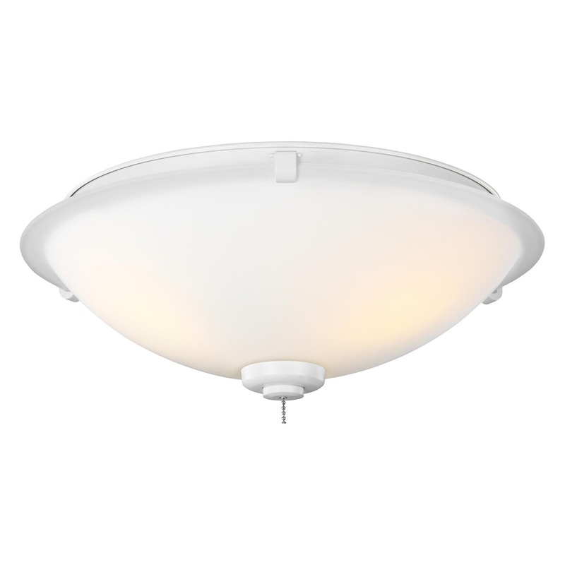 Visual Comfort Fan MC247RZW Universal LED Light Kit, Matte White