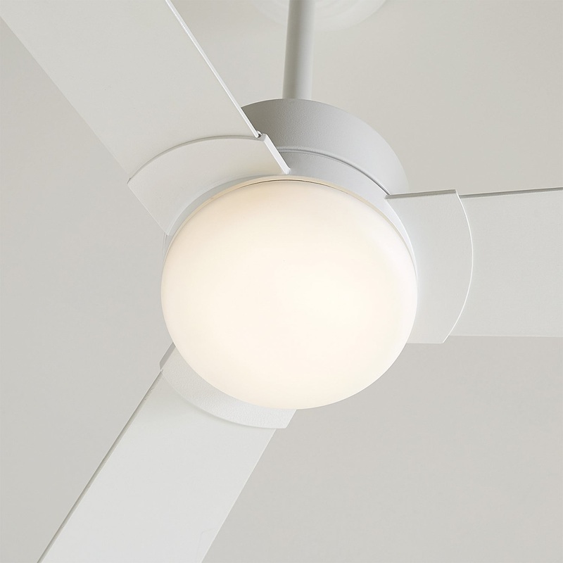Visual Comfort Fan MC262 Rozzen 52 LED Fan Light Kit, Brushed Steel