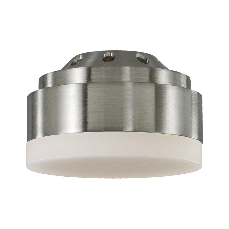 Visual Comfort Fan MC263BS Aspen 56 LED Fan Light Kit, Brushed Steel