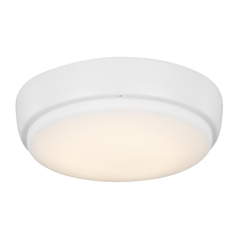 Visual Comfort Fan MC264RZW Universal LED Ceiling Fan Light Kit, Matte White