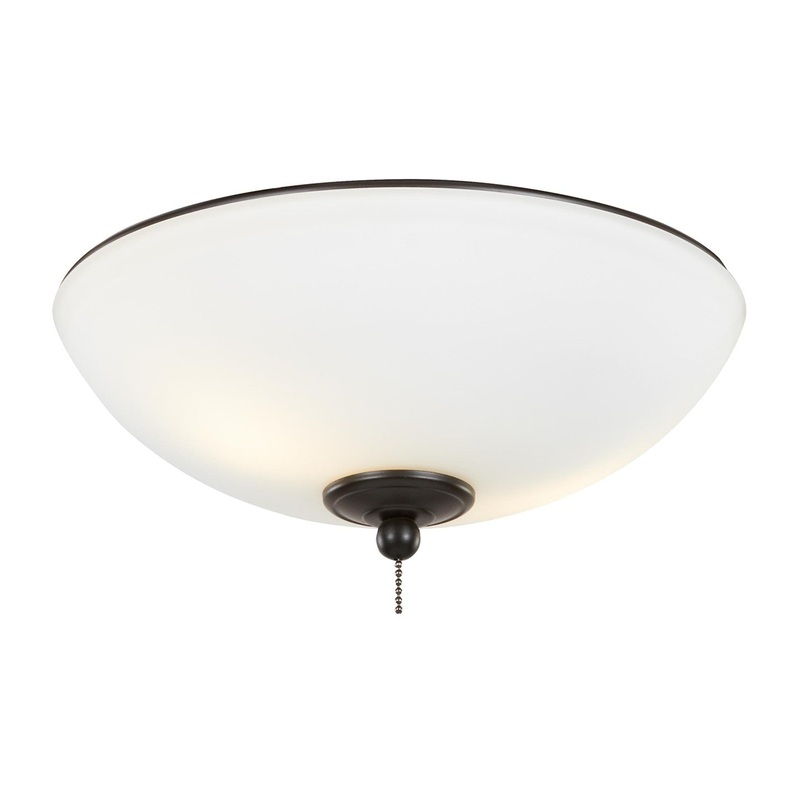Visual Comfort Fan MC266OZ Universal LED Ceiling Fan Light Kit, Oil Rubbed Bronze