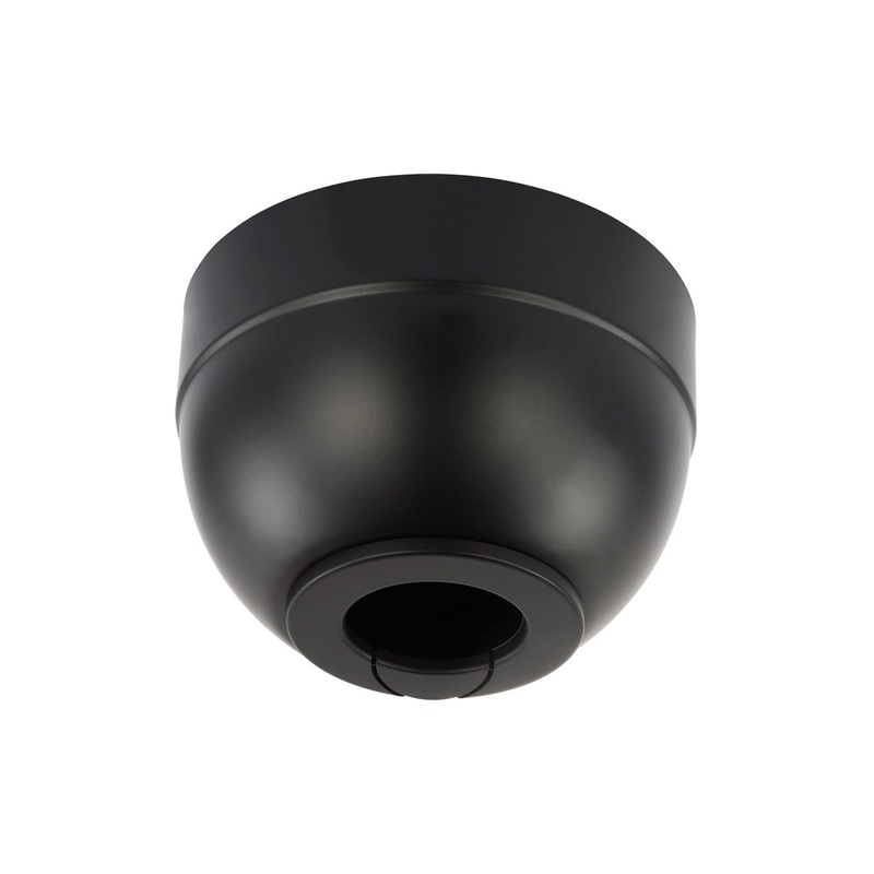 Visual Comfort Fan MC93BK Universal Slope Ceiling Canopy Kit, Matte Black