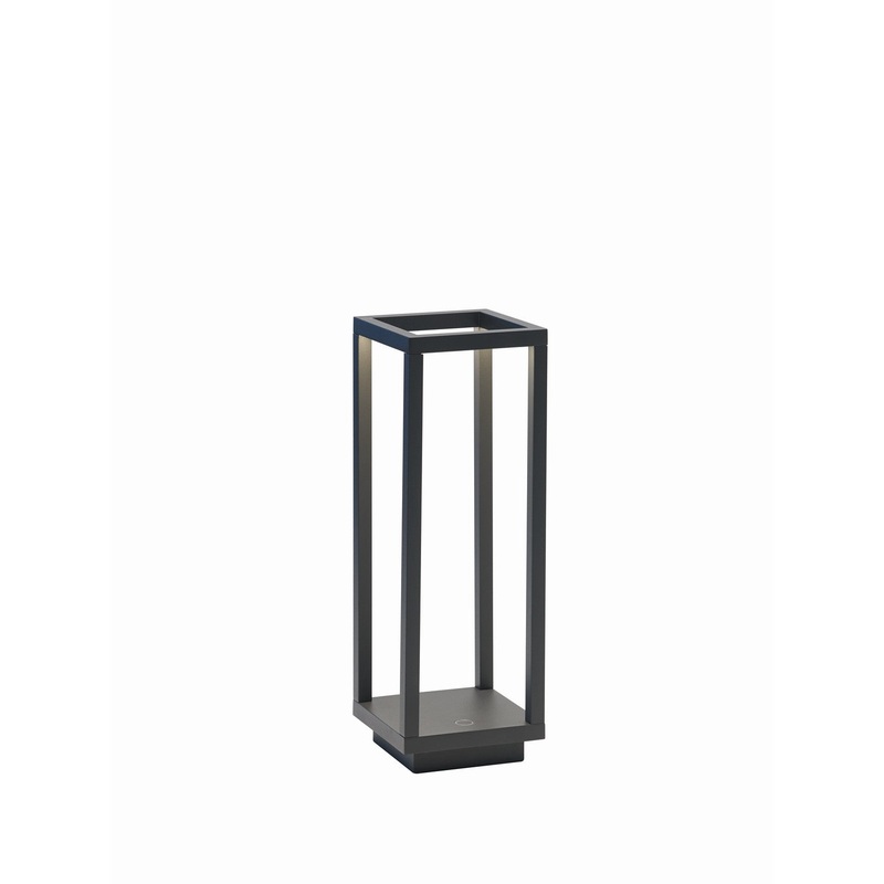 Zafferano LD0258N3 Home LED Table Lamp, Dark Grey