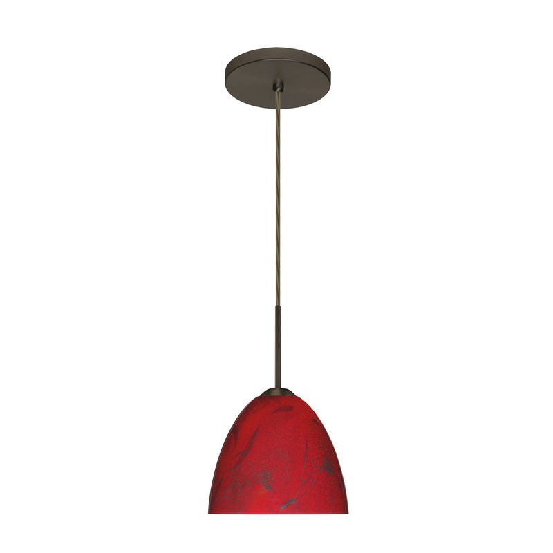 Besa 1BT-7572MA-MED-BR Sasha One Light Pendant Bronze (Discontinued)
