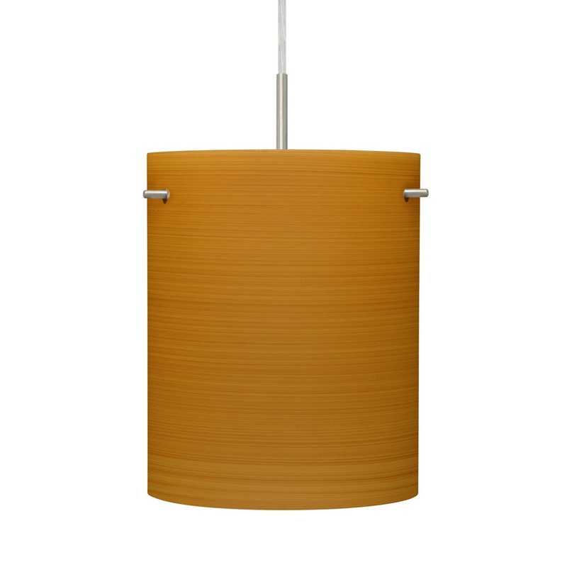 Besa 1JC-4006OK-SN Besa Tamburo 8 Pendant One Light Pendant Black